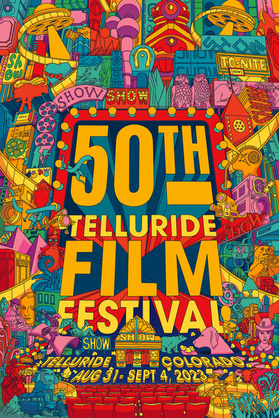 50th Telluride Film Festival Poster Art 2023